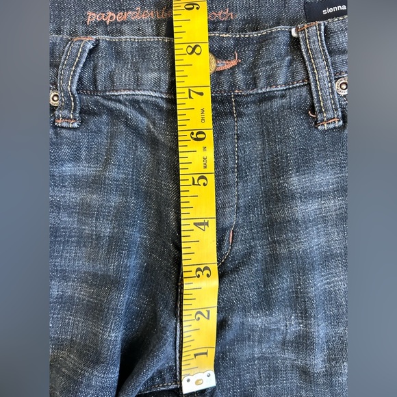 Paper Denim & Cloth sienna low rise straight medium wash jeans 28/6 - Picture 6 of 8